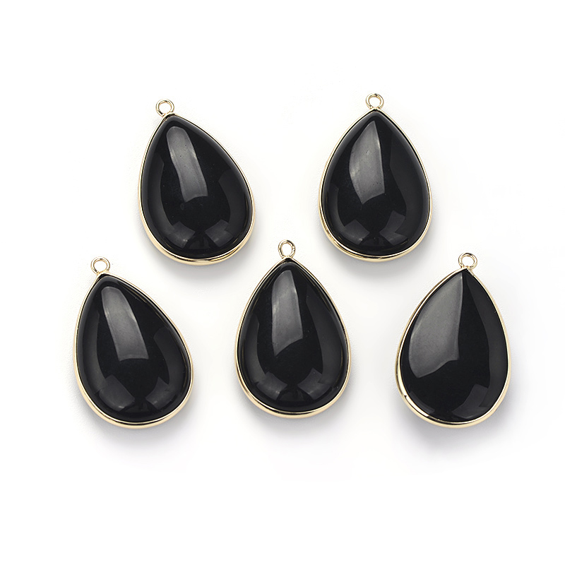 Black Onyx Drop Pendant