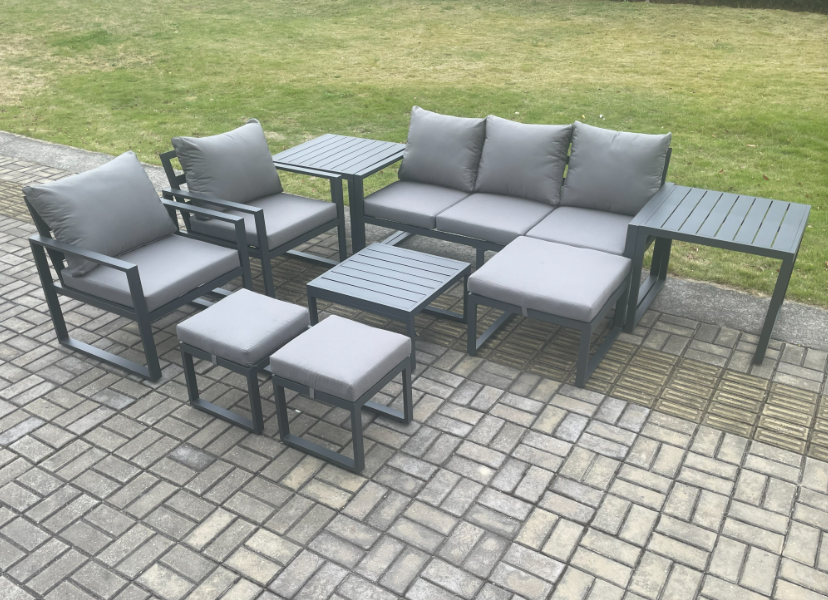 Fimous Aluminium Outdoor Lounge Sofa Set Garden Furniture Sets with